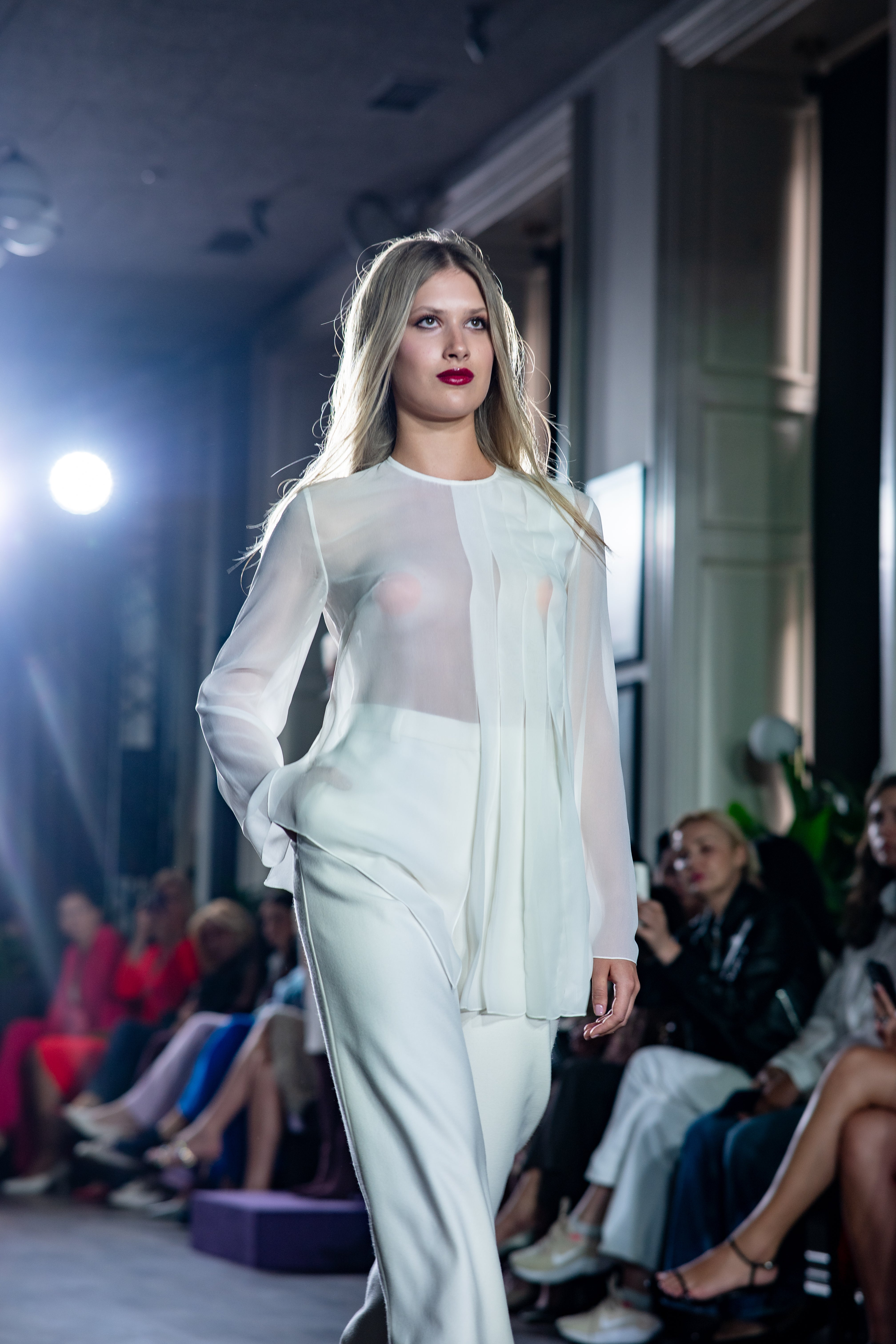 Шифонова Драпірована Блузка