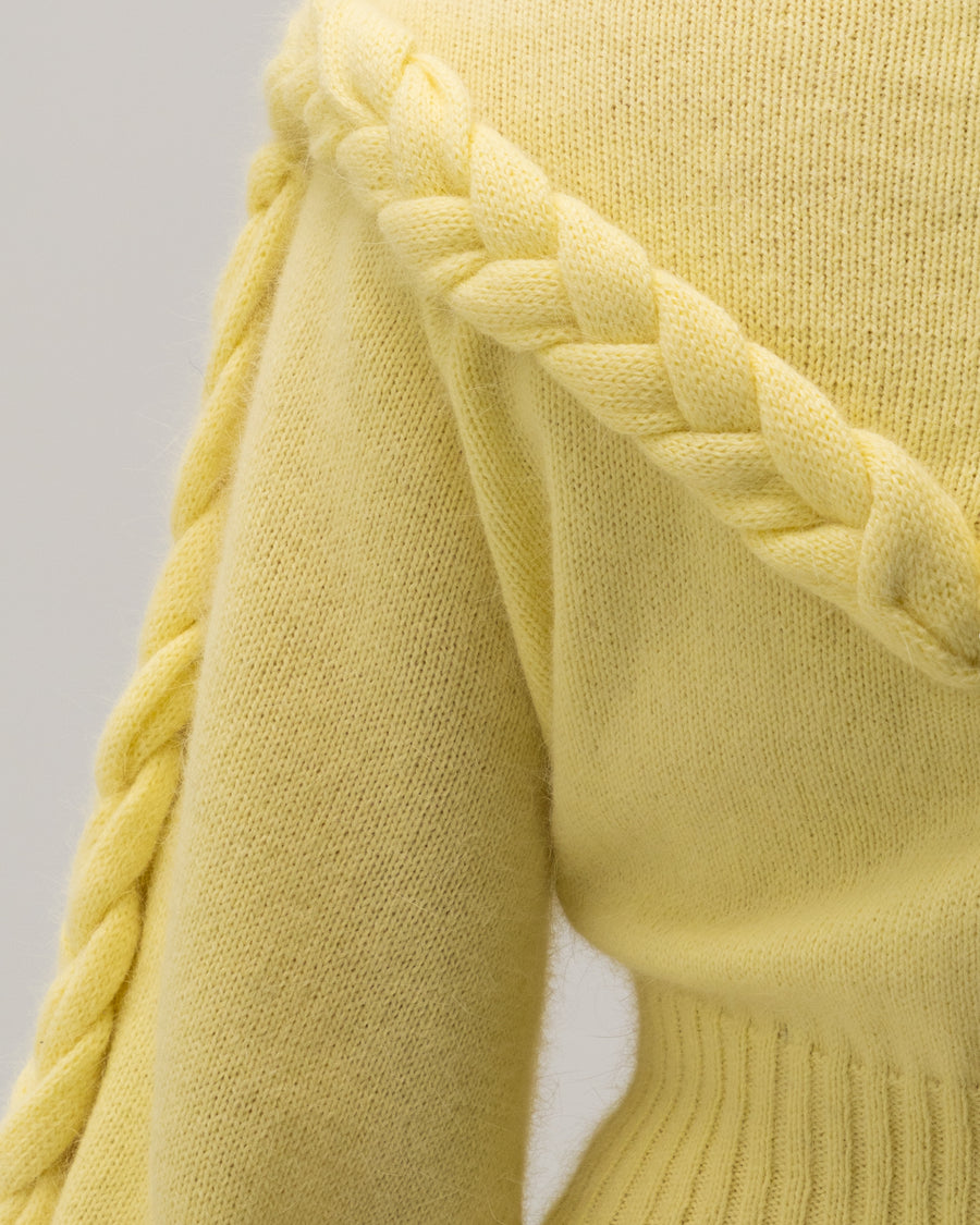 Sweater with Braided Details