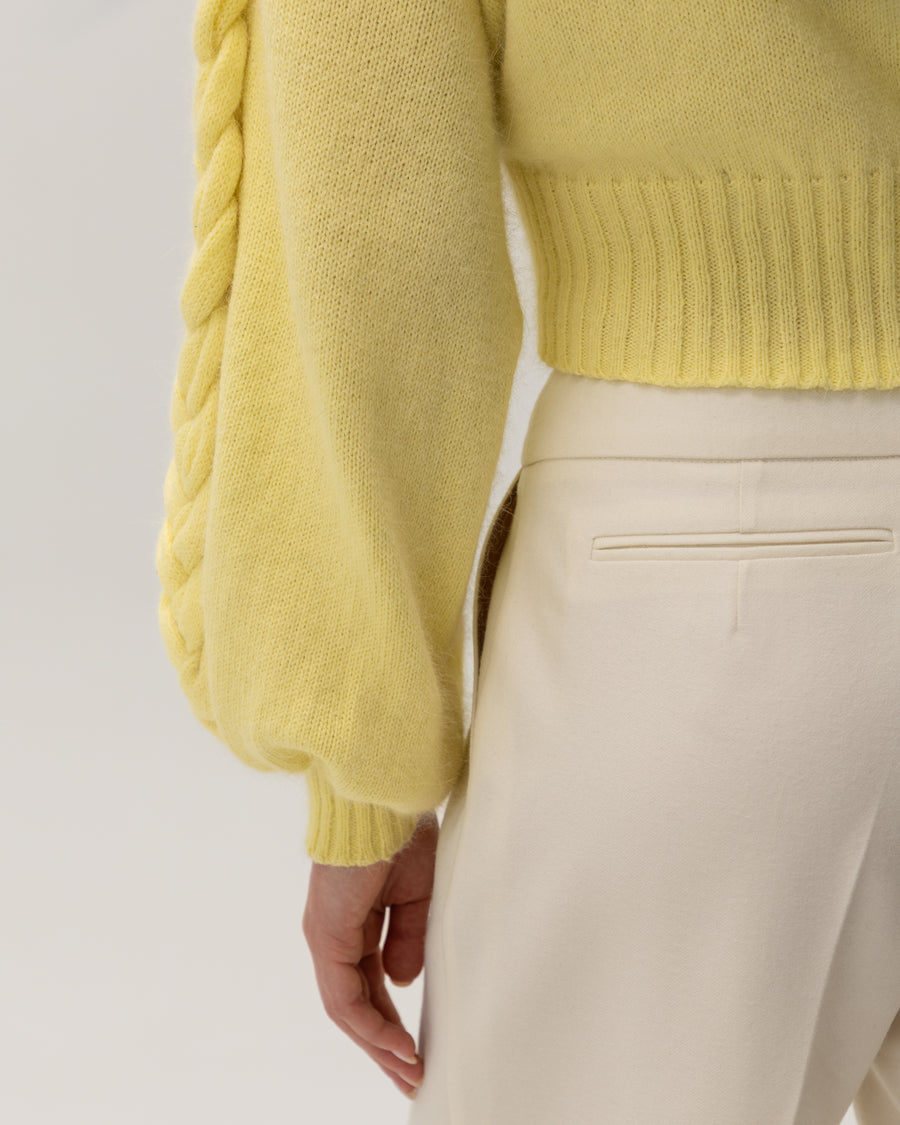 Sweater with Braided Details