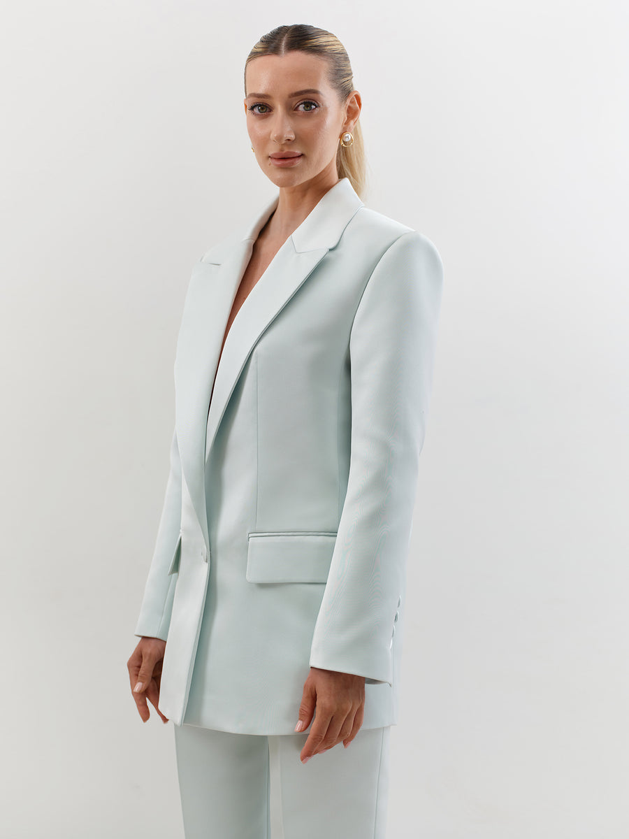Straight-Cut Jacket in Mint
