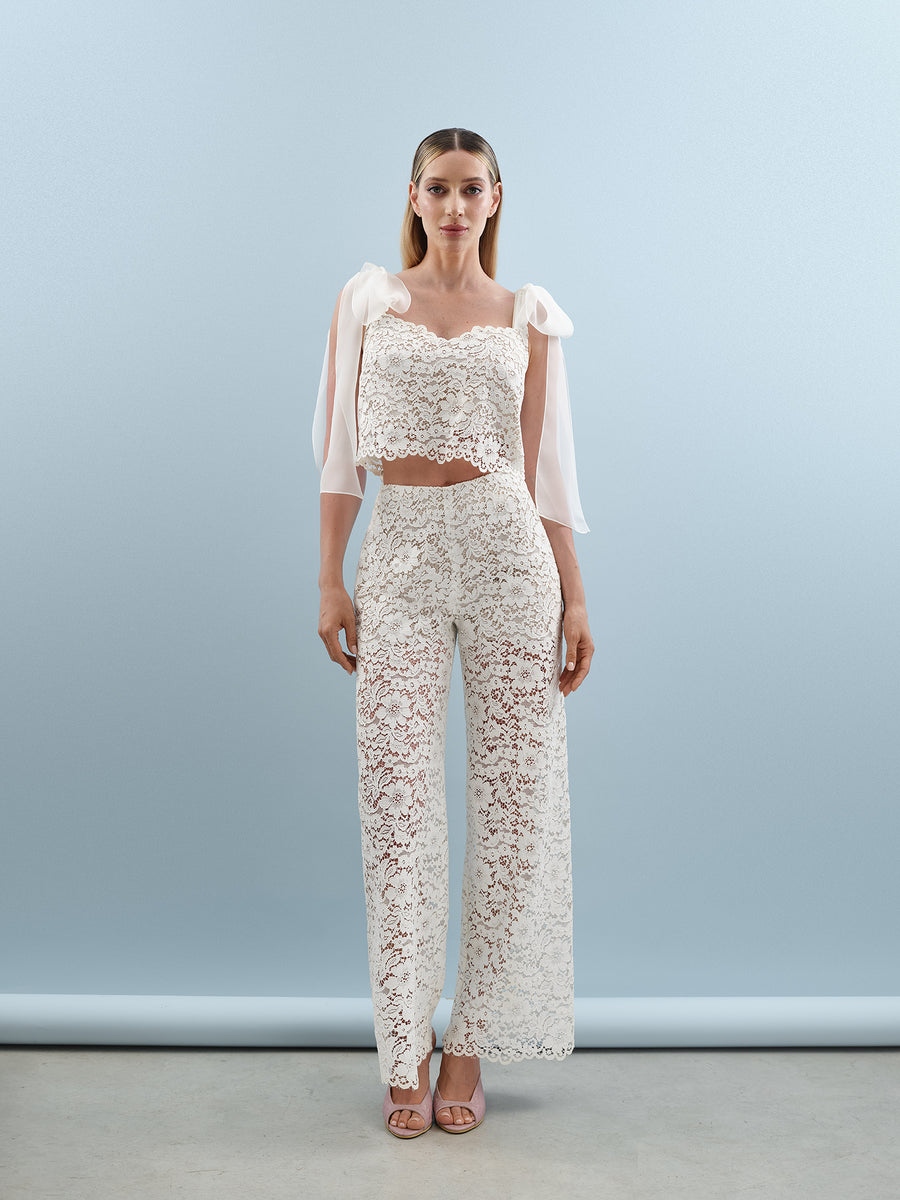 Milk Lace Pants