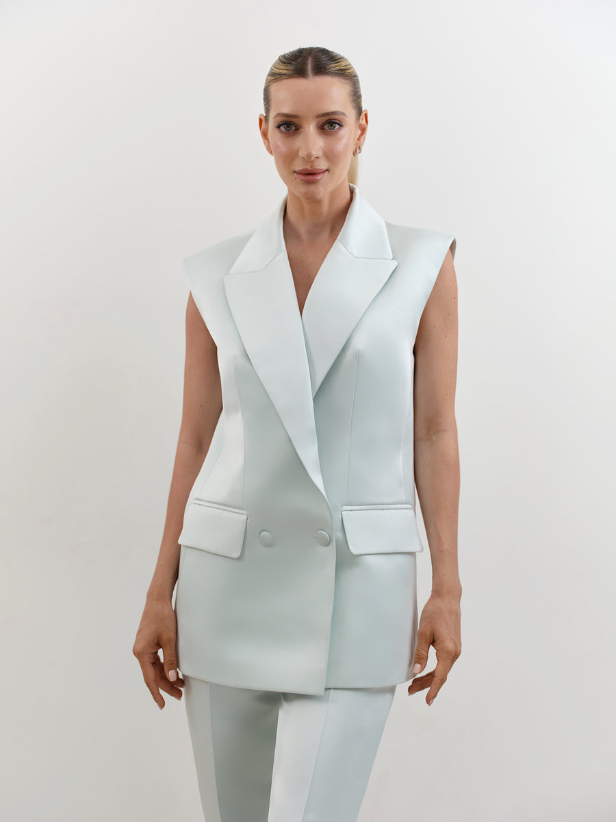Mint Suit with Vest and Pants