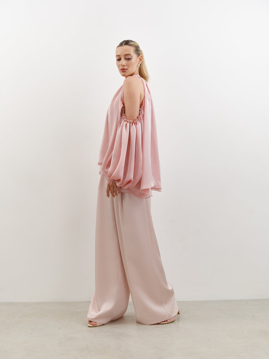 Powder Off-Shoulder Blouse
