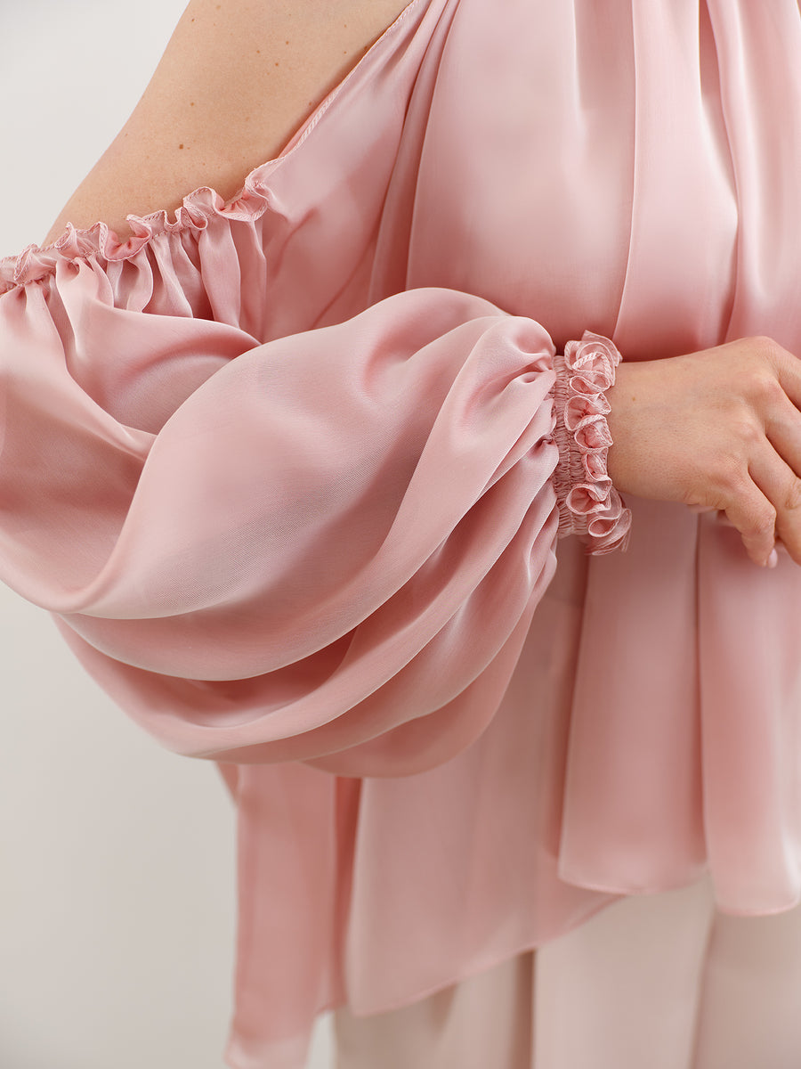 Powder Off-Shoulder Blouse