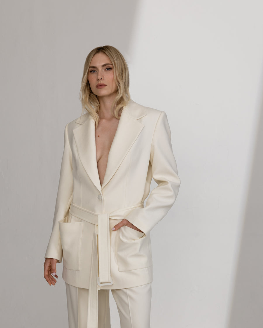 Jacket with Statement Pockets