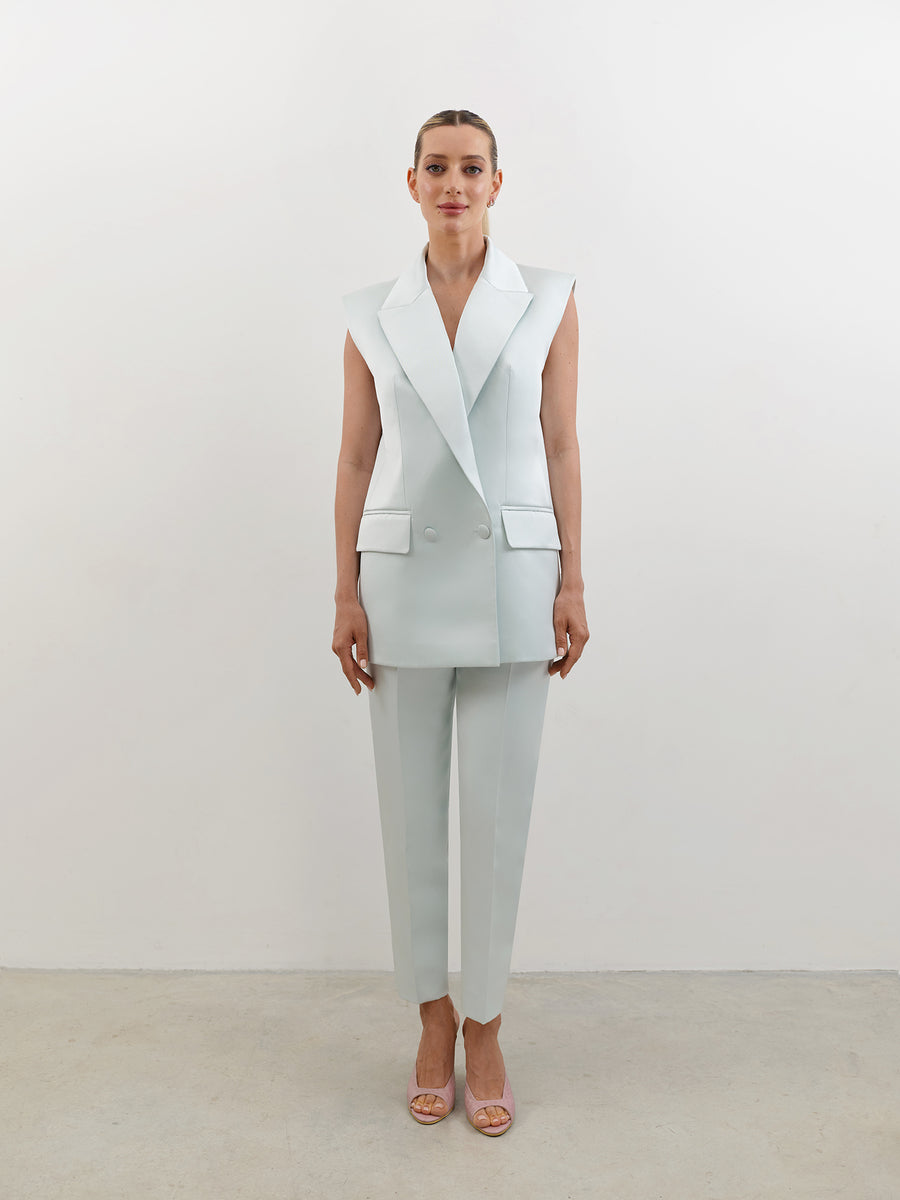 Mint Suit with Vest and Pants
