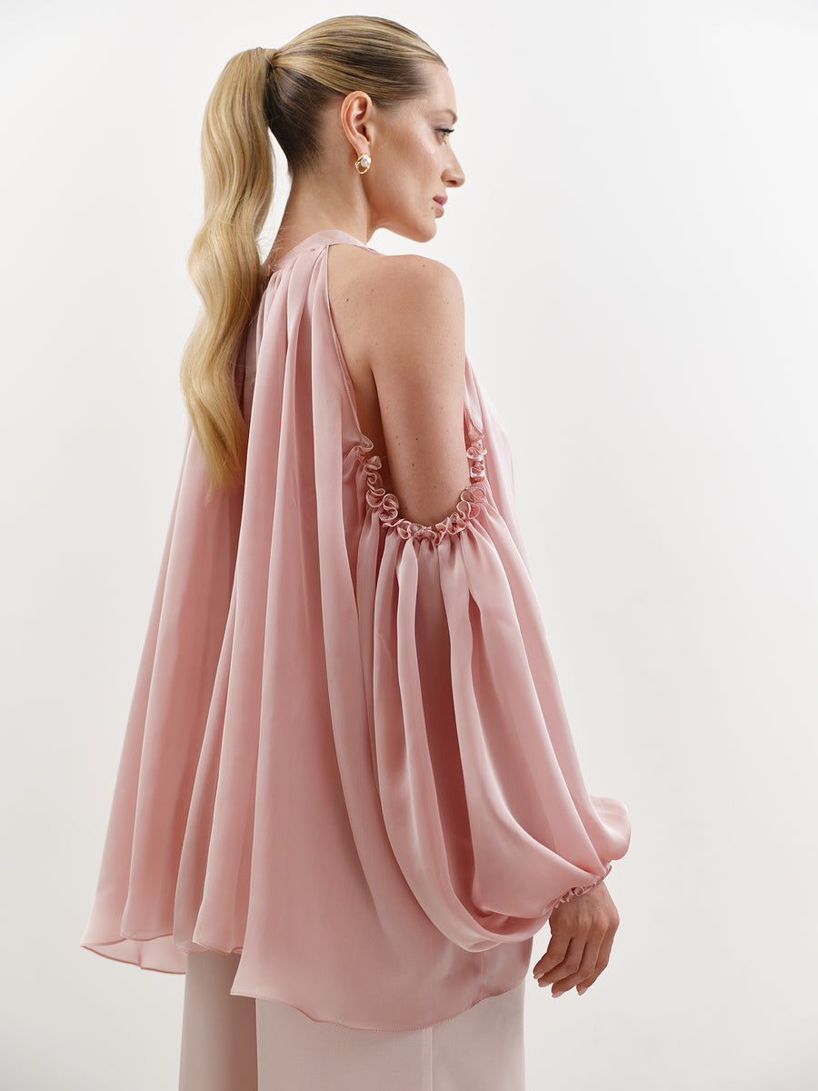 Powder Off-Shoulder Blouse