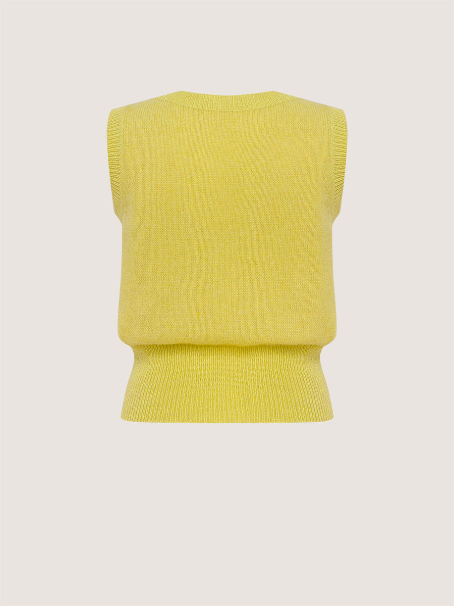 Knitted Lime Vest