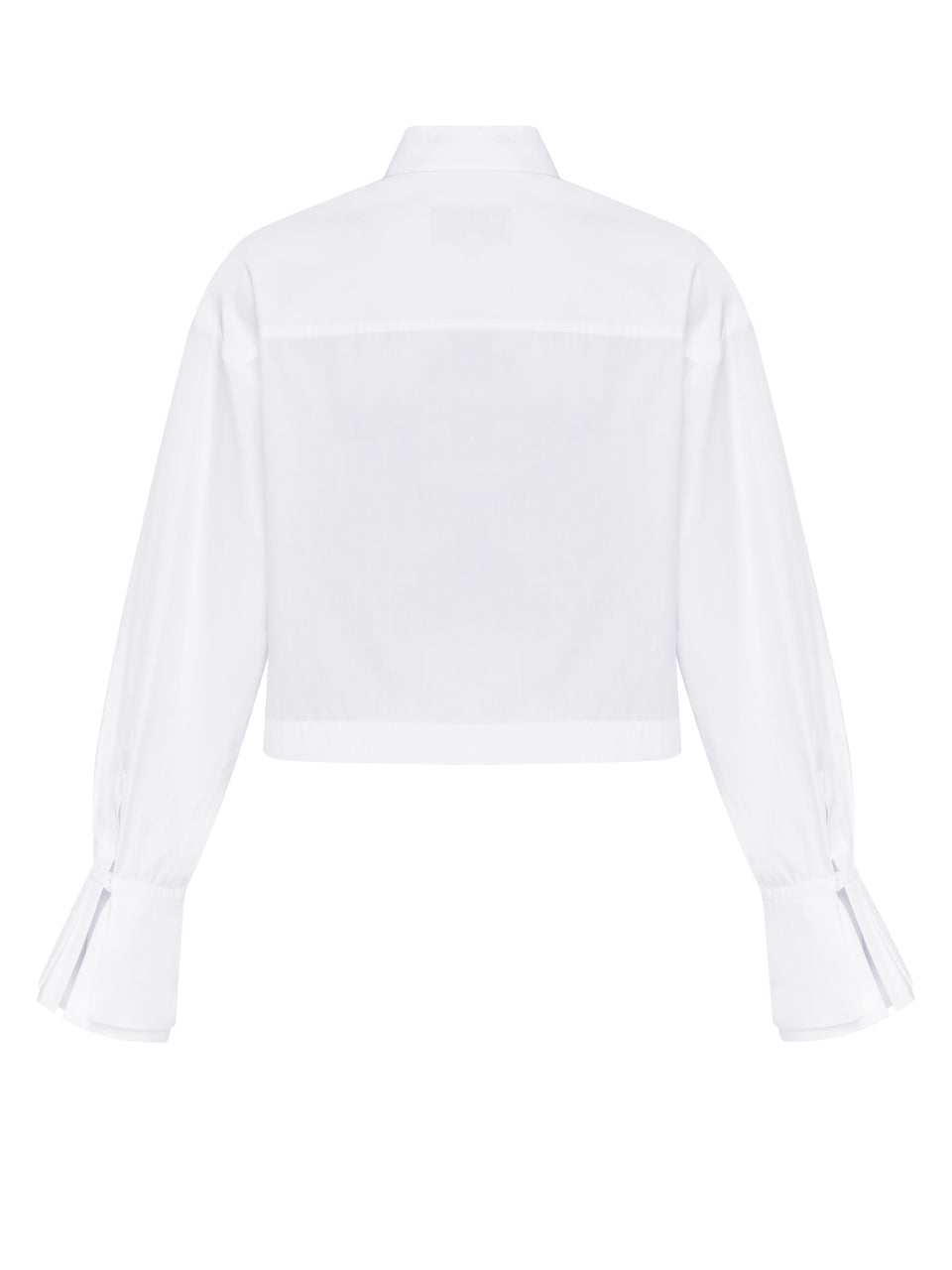 White Cropped Shirt