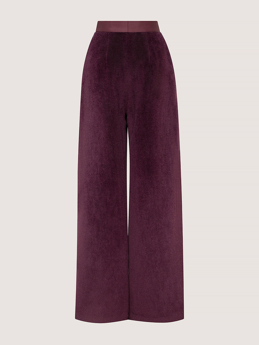 Alpaca Burgundy Trousers