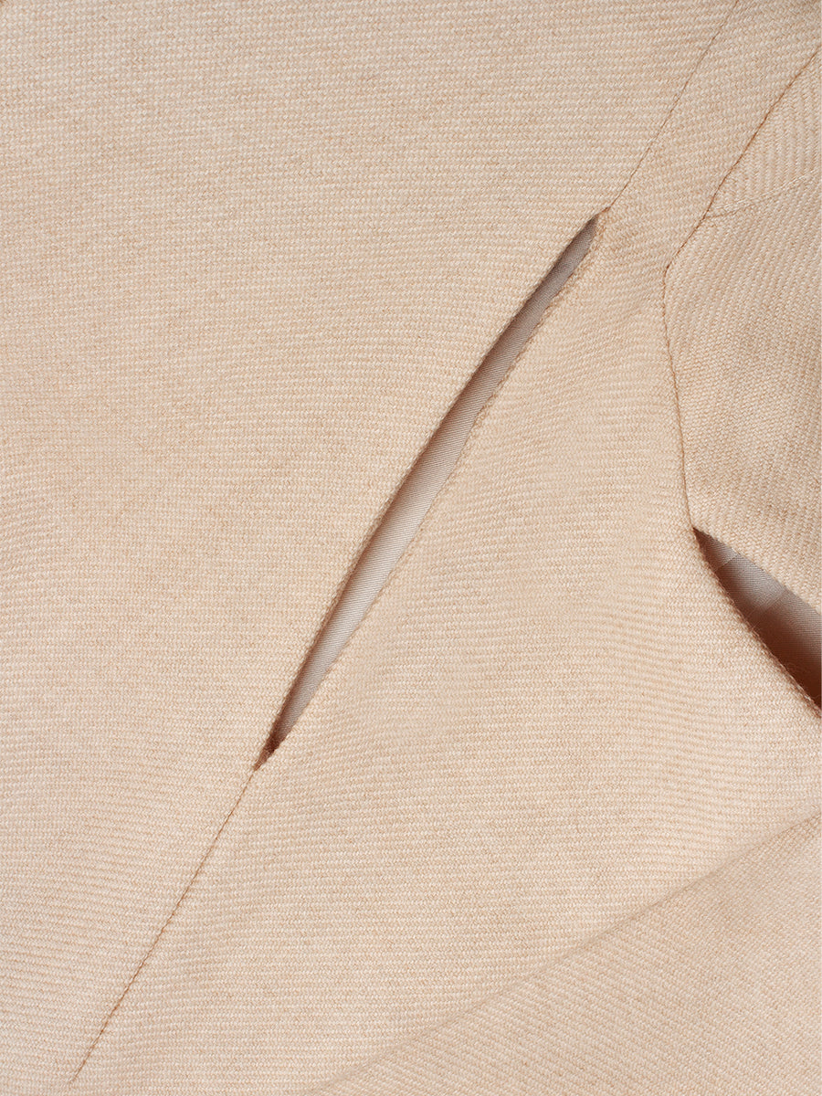 Jacket with Draped Stole