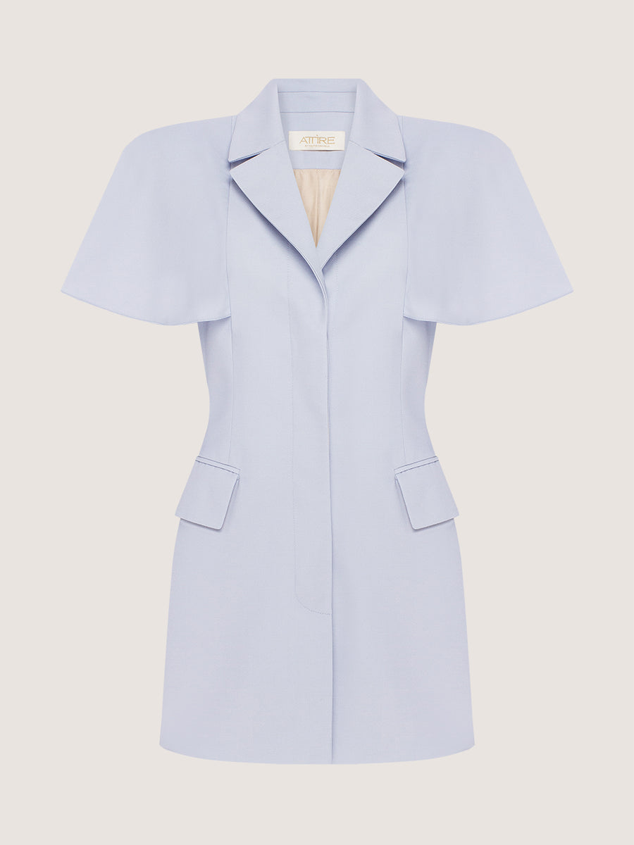 Short Sleeve Blazer-Dress