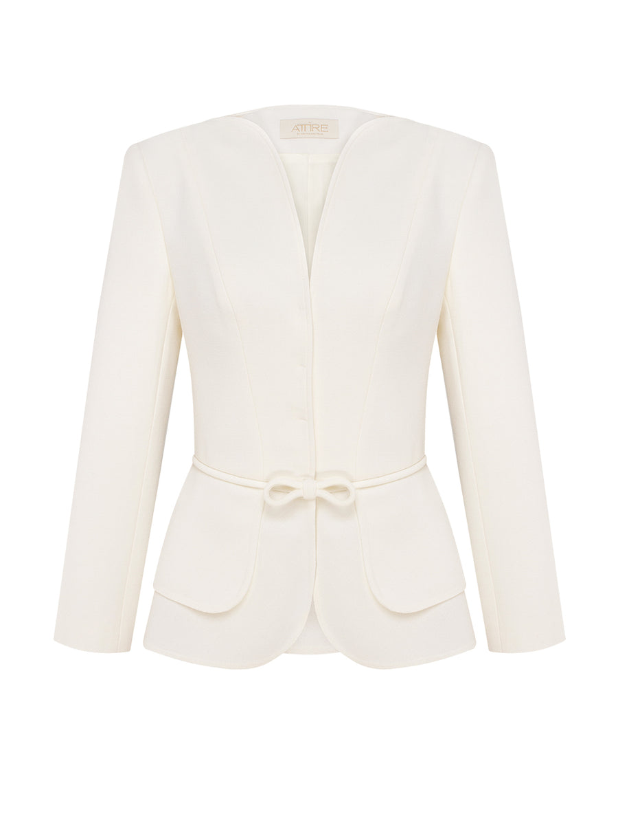 Wool Suit With Mini Skirt