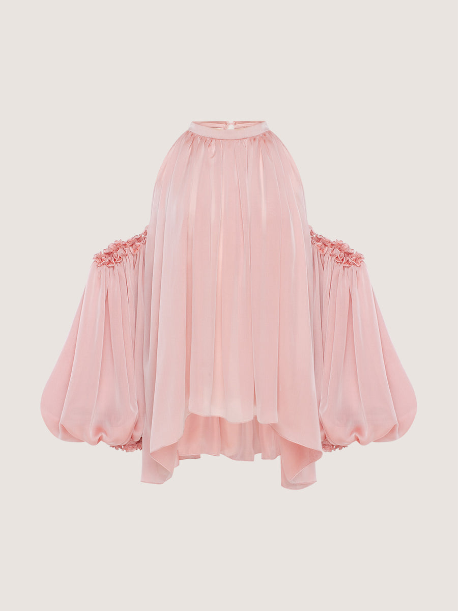 Powder Off-Shoulder Blouse