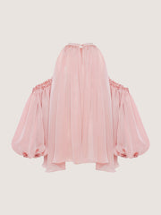 Powder Off-Shoulder Blouse