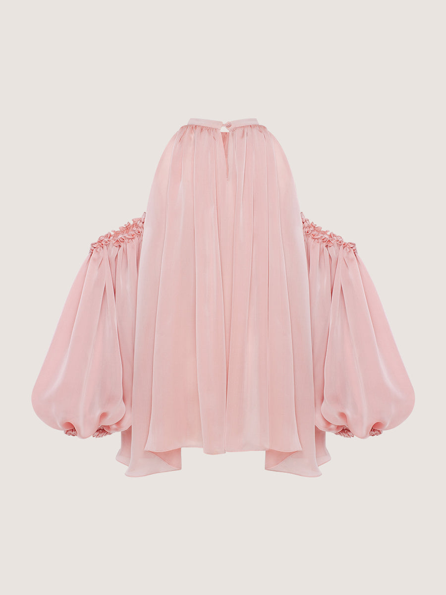 Powder Off-Shoulder Blouse