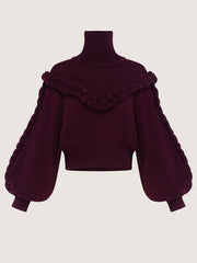 Sweater with Braided Details