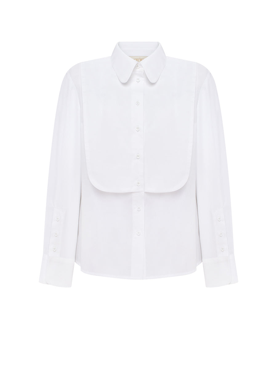 White Shirt with Bib