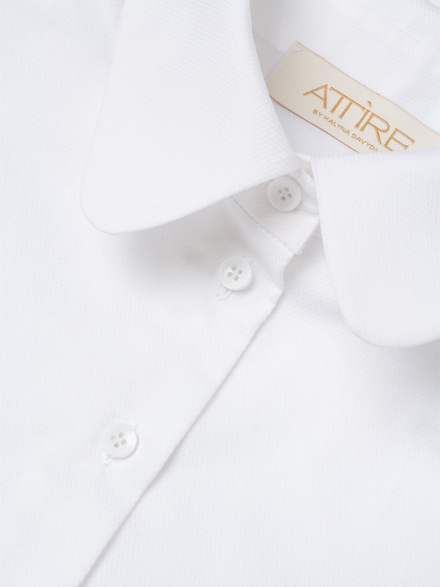 White Shirt with Bib