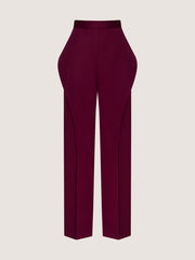 Burgundy Designer Trousers