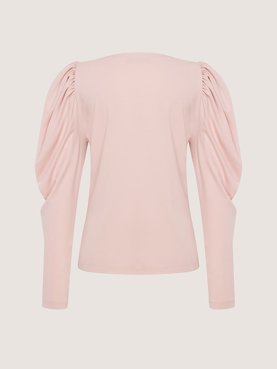 Blouse with Draped Sleeves