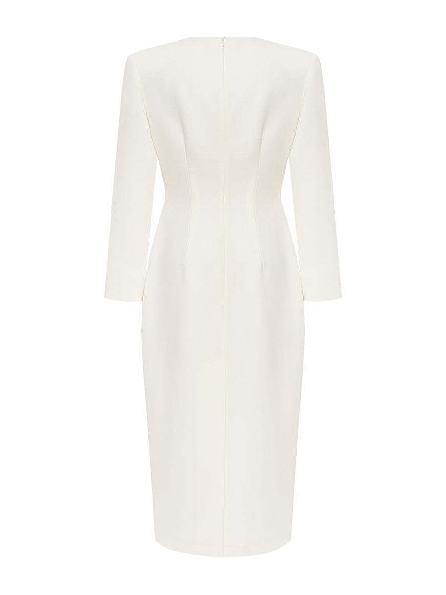 Dress with Cocquille