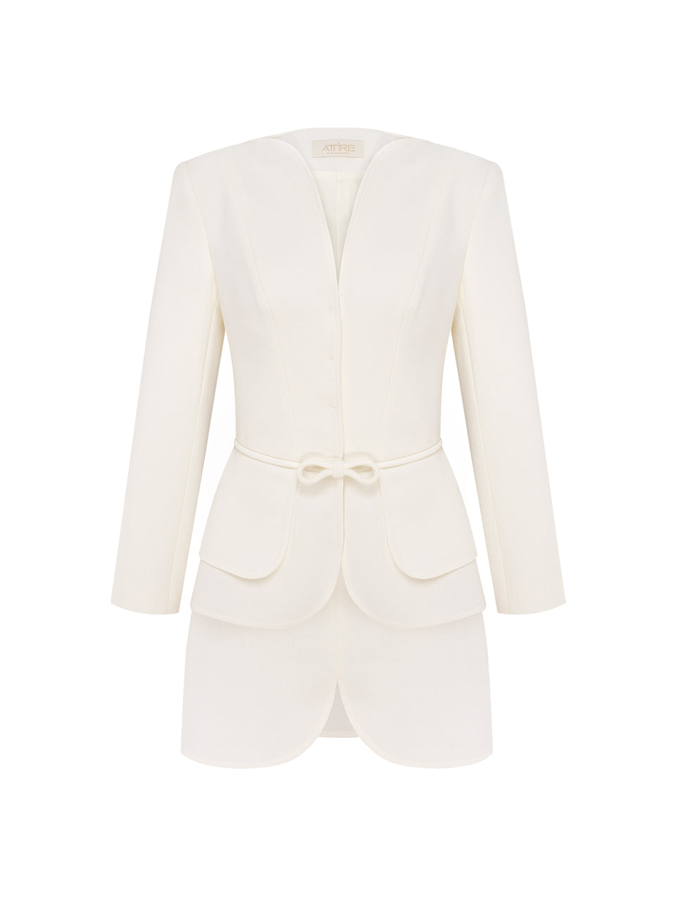 Wool Suit With Mini Skirt