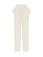 Pants with wing-shaped elements