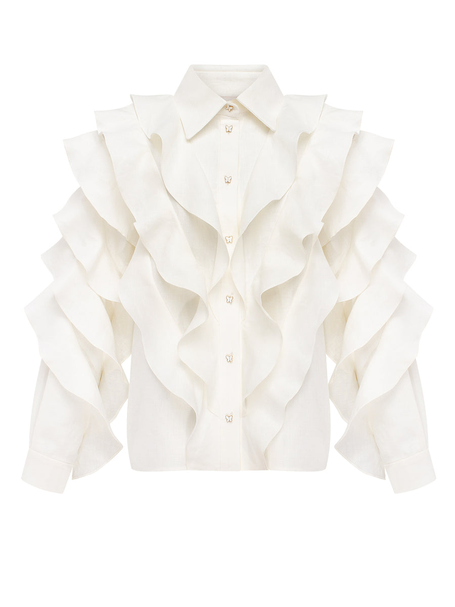 Ruffle Blouse