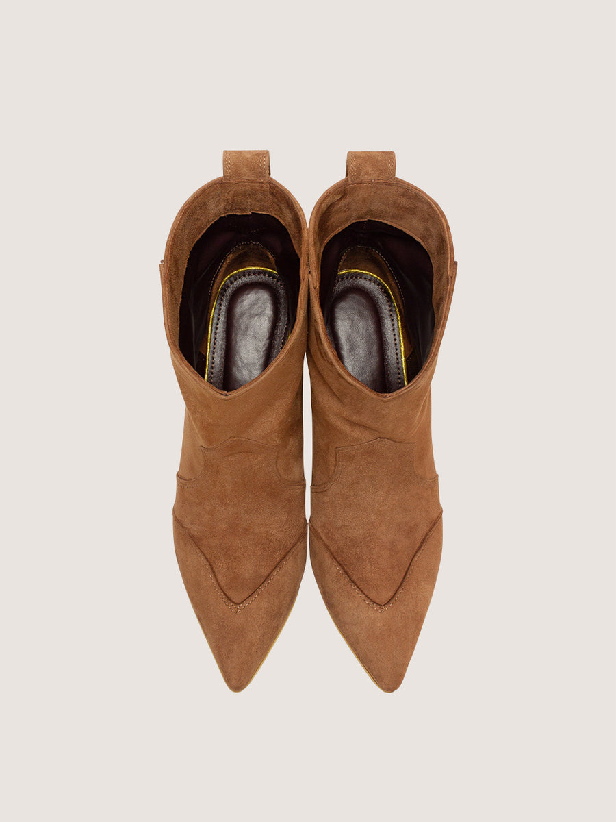 Suede Cowboy Boots