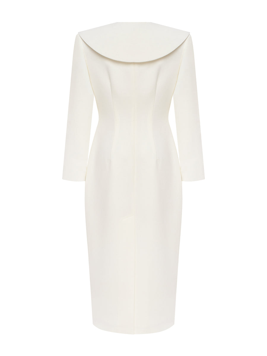 Dress with Cocquille