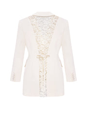 Jacket with Lace Back