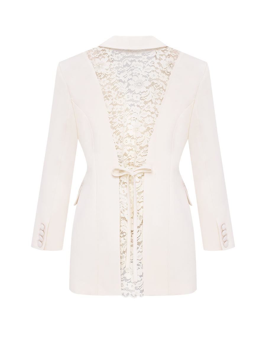 Jacket with Lace Back