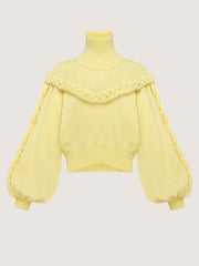 Sweater with Braided Details