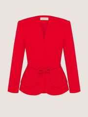 Wool Suit With Mini Skirt