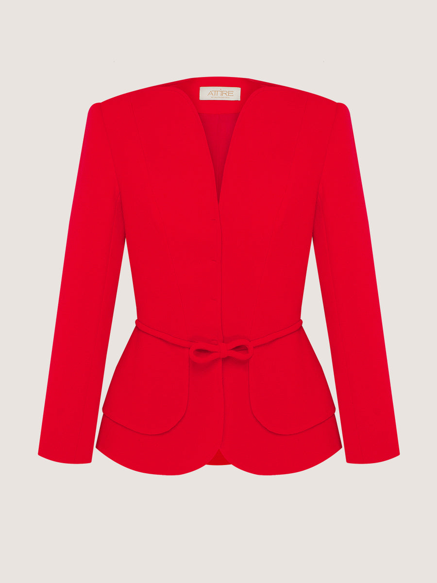 Wool Suit With Mini Skirt