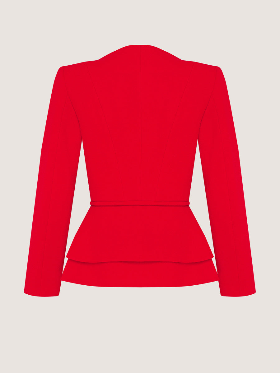 Wool Suit With Mini Skirt