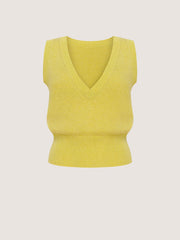 Knitted Lime Vest