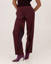 Burgundy Designer Trousers