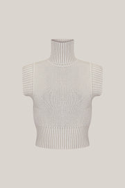 Vest Short Knitted