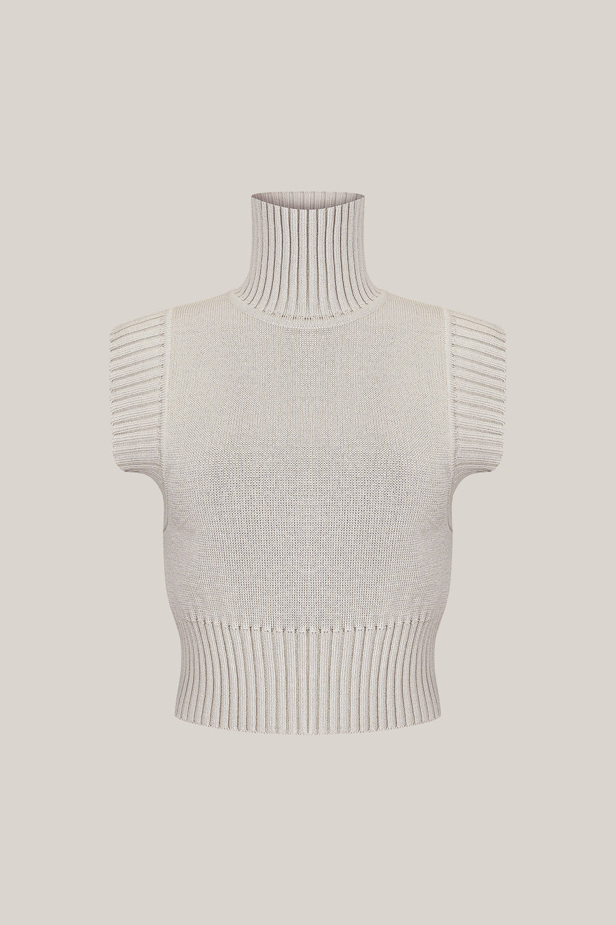 Vest Short Knitted