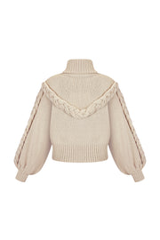 Sweater with Braided Details