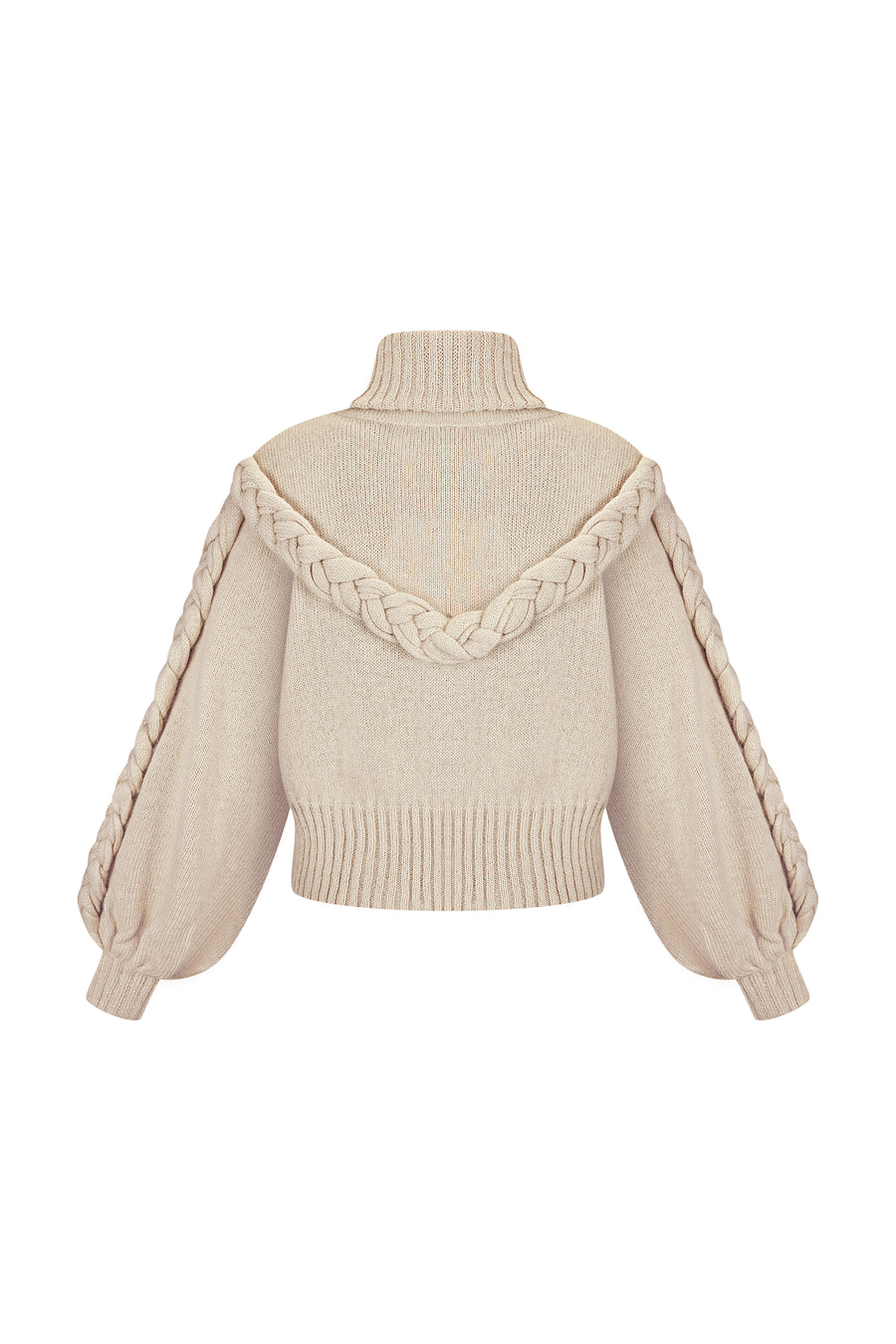 Sweater with Braided Details
