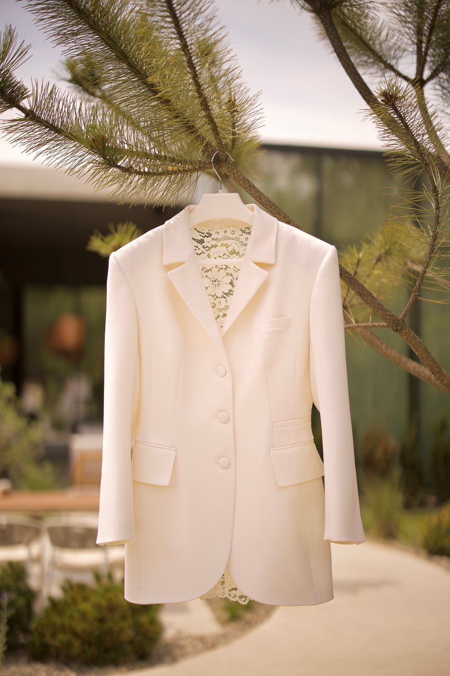 Jacket with Lace Back