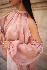 Powder Off-Shoulder Blouse