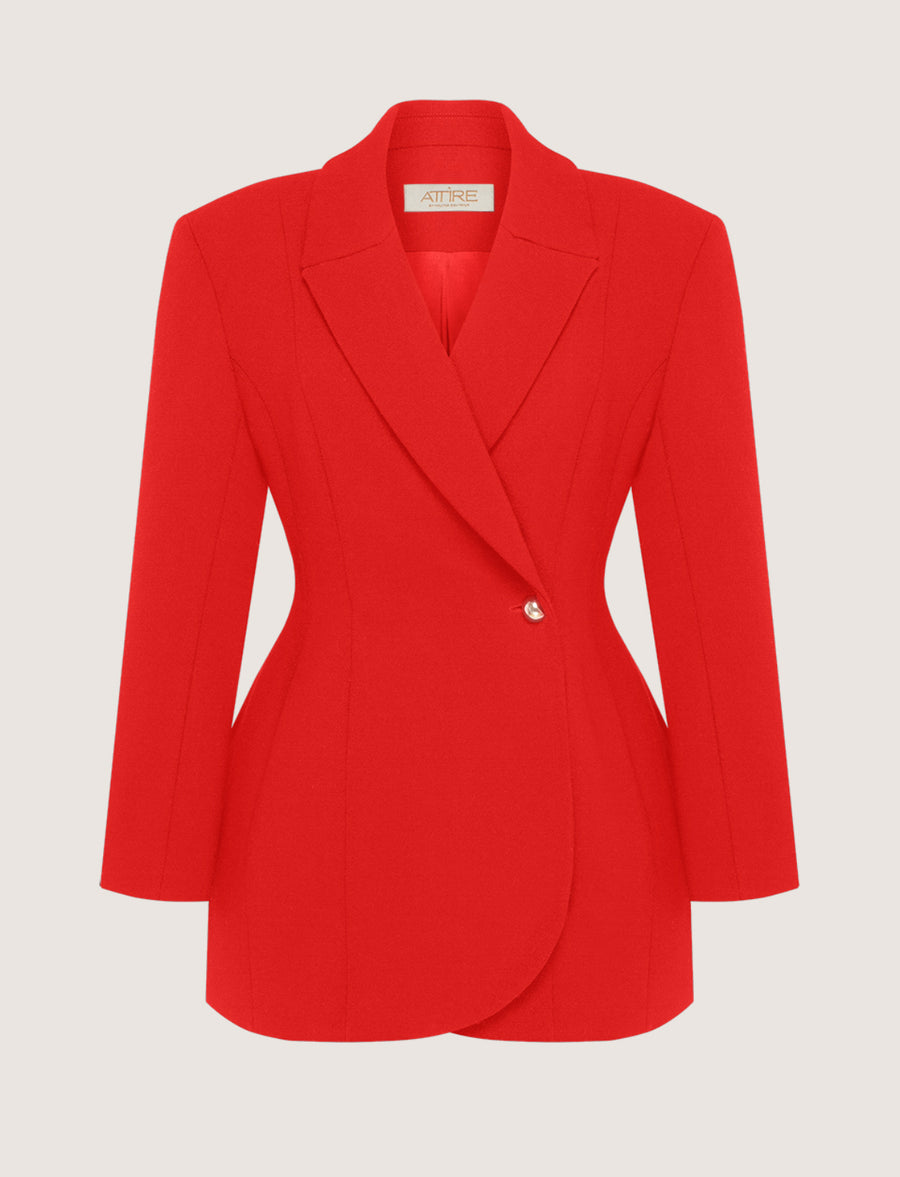 Double-Breasted Jacket-Dress