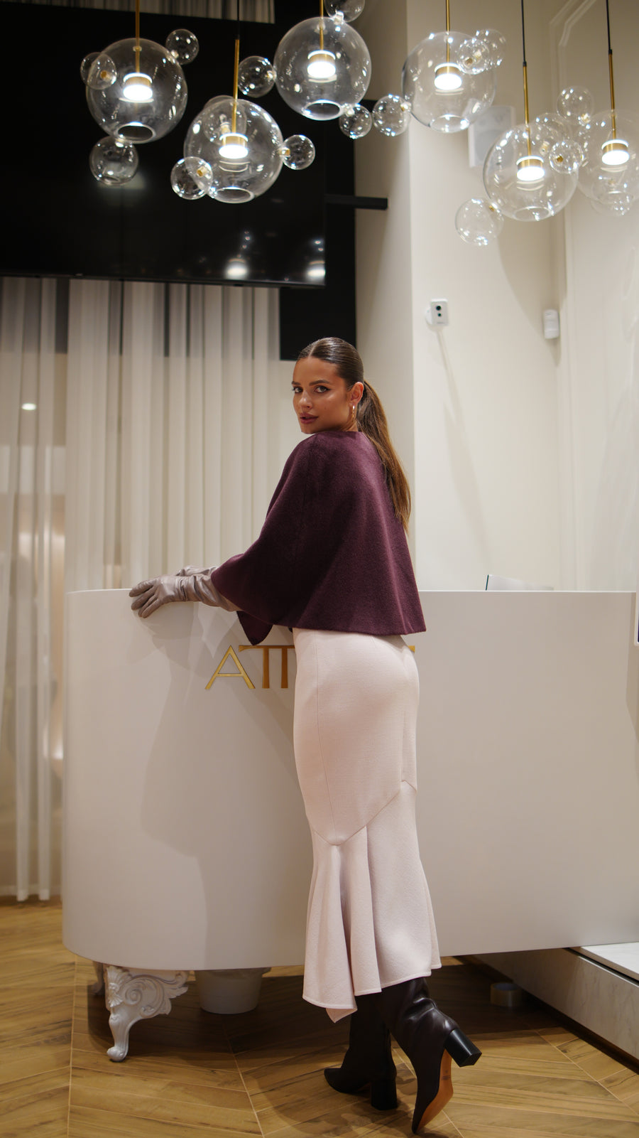 Hand-Finished Luxury Skirt