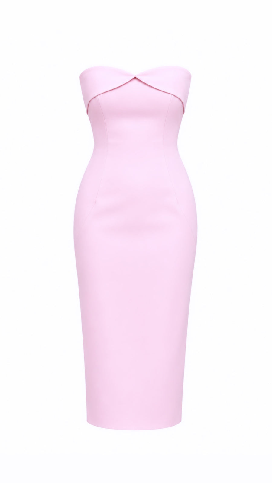 Corset Midi Dress Pink / M