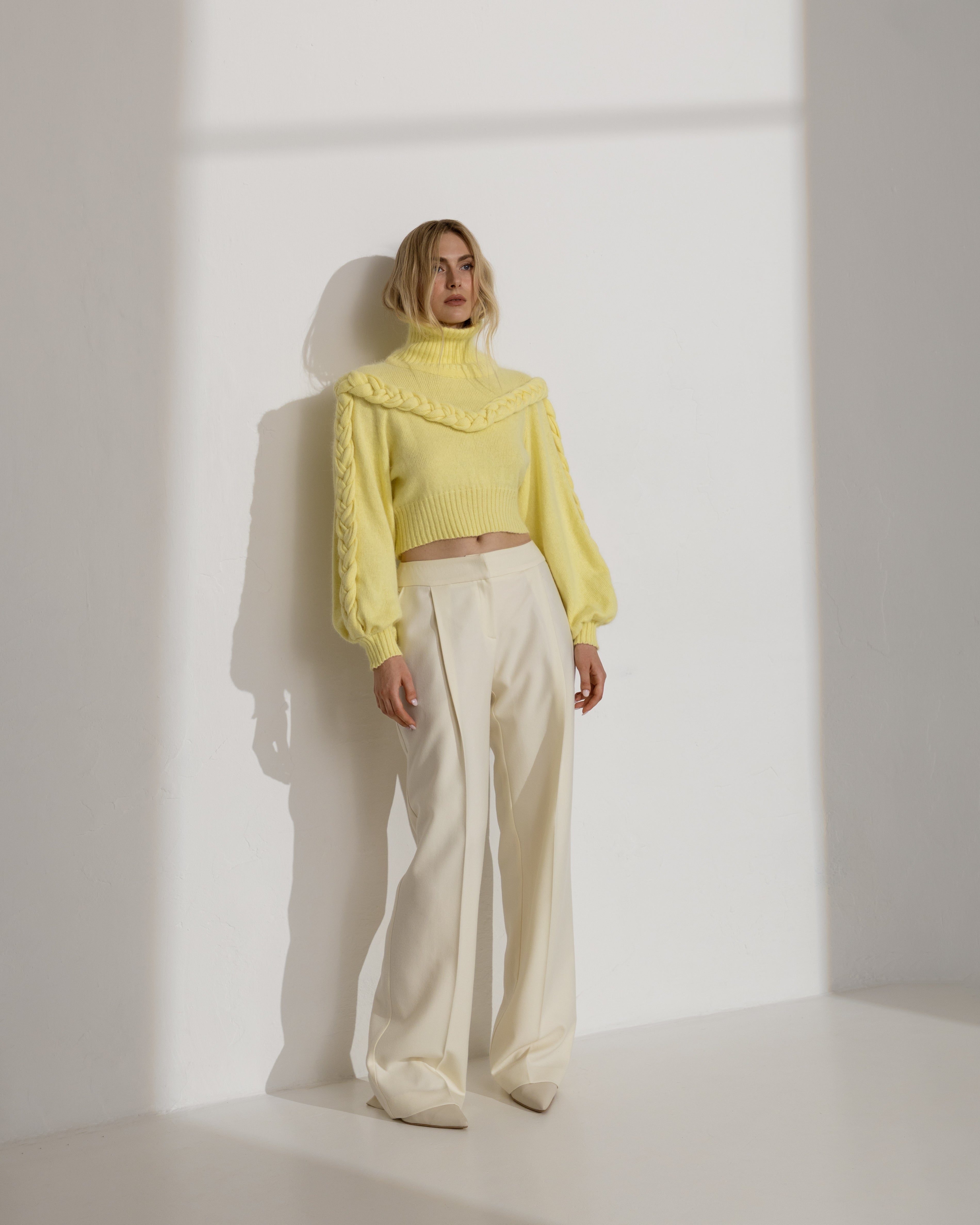 Sweater with Braided Details