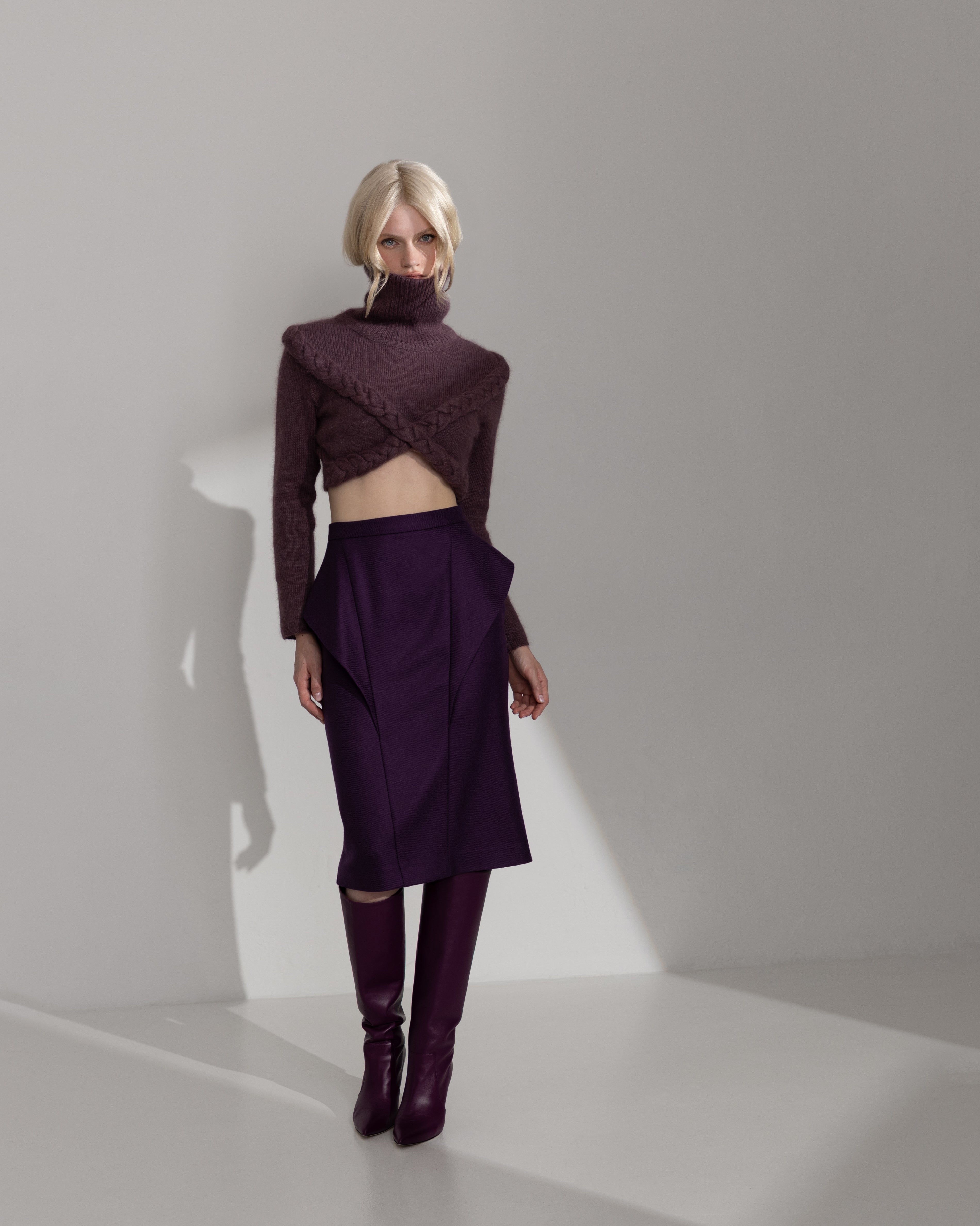 Skirt with wing detail